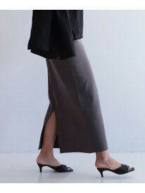 Demi-Luxe BEAMS / シンプル タイト ニットスカート.M Demi-Luxe BEAMS デミルクス ビームス スカート ロング・マキシスカート グレー ブラック【送料無料】[Rakuten Fashion]