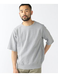 REMI RELIEF * BEAMS PLUS / �ʒ� Cut Off Short Sleeve Sweat Grey BEAMS PLUS �r�[���X ���� �g�b�v�X �X�E�F�b�g�E�g���[�i�[ �O���[�y���������z[Rakuten Fashion]