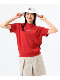 ORANGE LABEL / バイカラー 切り替え モックネックシャツ BEAMS GOLF ORANGE LABEL ビームス ゴルフ トップス カットソー・Tシャツ ネイビー オレンジ レッド ホワイト【送料無料】[Rakuten Fashion]