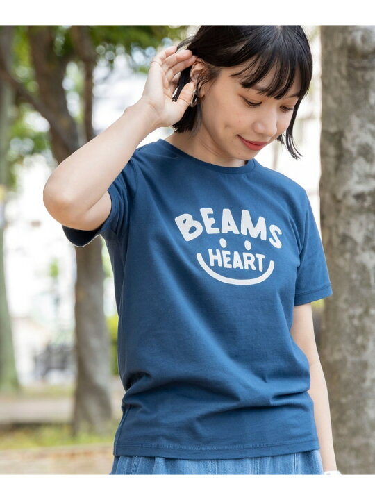 楽天市場】スマイル ロゴTシャツ＜WOMEN＞ 24SS BEAMS HEART WOMEN 