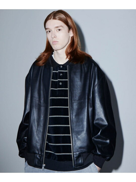 楽天市場】レザー ボマージャケット 24AW BEAMS ビームス メン  