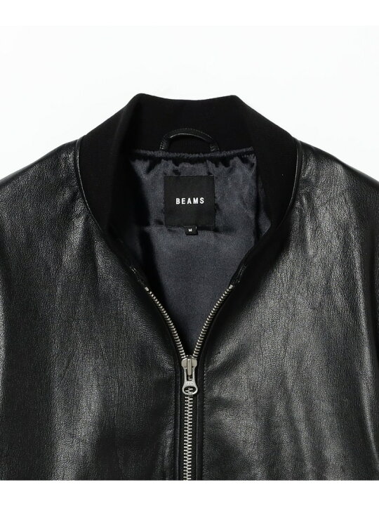 楽天市場】レザー ボマージャケット 24AW BEAMS ビームス メン 