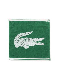 LACOSTE / クロック タオルチーフ BEAMS BOY ビームス ウイメン ファッション雑貨 ハンカチ・ハンドタオル グリーン ネイビー[Rakuten Fashion]