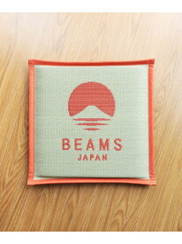 萩原株式会社 * BEAMS JAPAN / 別注 い草 ロゴ 座布団 BEAMS JAPAN ビームス ジャパン インテリア・生活雑貨 その他のインテリア・生活雑貨 オレンジ ネイビー【送料無料】[Rakuten Fashion]