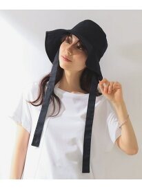 GRILLO / コットン ブリムハット Demi-Luxe BEAMS デミルクス ビームス 帽子 ハット ブラック【送料無料】[Rakuten Fashion]