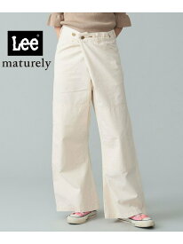 Lee * maturely / 別注 Twill Double Knee Painter Pants BEAMS BOY ビームス ウイメン パンツ ジーンズ・デニムパンツ ホワイト【送料無料】[Rakuten Fashion]