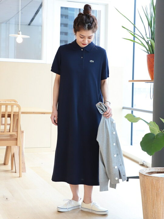 楽天市場】LACOSTE × BEAMS BOY / 別注 ポロ ロング ワンピース BEAMS 