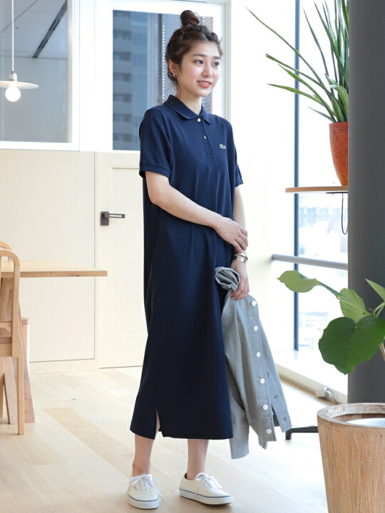 楽天市場】LACOSTE × BEAMS BOY / 別注 ポロ ロング ワンピース BEAMS 