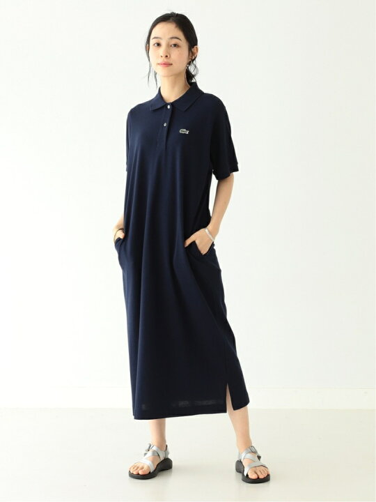 楽天市場】LACOSTE × BEAMS BOY / 別注 ポロ ロング ワンピース 