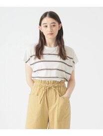 【SALE／60%OFF】【7/10再値下げ】シアー ボーダー Tシャツ 25SS ウォッシャブル シアー 透け感 B:MING by BEAMS ビーミング ライフストア バイ ビームス トップス カットソー・Tシャツ ブラウン ブルー【RBA_E】[Rakuten Fashion]