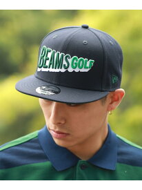 【別注】NEW ERA /3Dフラッグ刺繍 9FIFTY キャップ BEAMS GOLF ビームス ゴルフ 帽子 キャップ ネイビー【送料無料】[Rakuten Fashion]