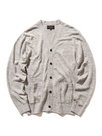 BEAMS PLUS / リネン カーディガン BEAMS PLUS ビームス メン トップス カーディガン ネイビー オレンジ グリーン ベージュ ブルー【送料無料】[Rakuten Fashion]