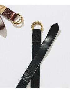 ARTS & CRAFTS / AGING W RING COMBI BELT BEAMS PLUS �r�[���X ���� �t�@�b�V�����G�� �x���g �u���b�N �x�[�W�� �u���E���y���������z[Rakuten Fashion]