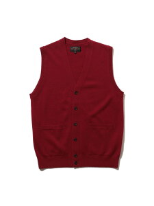 BEAMS PLUS / �{�^�� �j�b�g�x�X�g BEAMS PLUS �r�[���X ���� �g�b�v�X �x�X�g�E�W�� �O���[ ���b�h �C�G���[ �O���[�� �l�C�r�[�y���������z[Rakuten Fashion]