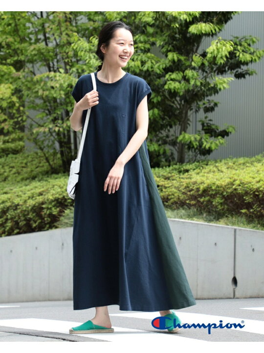 楽天市場 Champion Beams Boy 別注 Aライン ノースリーブ ドレス 22ss チャンピオン Beams Boy ビームス ウイメン ワンピース ノースリーブワンピース ブラック ネイビー 送料無料 Rakuten Fashion Beams ビームス