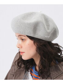 ロゴ 刺繍 ベレー帽 BEAMS BOY ビームス ウイメン 帽子 その他の帽子 グレー ネイビー ブラック【送料無料】[Rakuten Fashion]