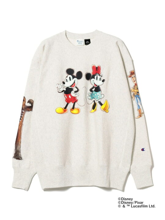 楽天市場】Champion * BEAMS / Disney100 Collection Crewneck Sweat 
