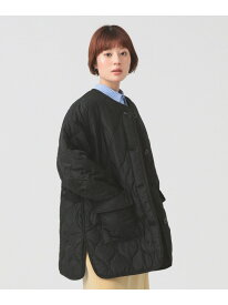 キルティング ノーカラー ブルゾン 25AW 防寒 定番 カジュアル 軽量 Ray BEAMS ビームス ウイメン ジャケット・アウター ブルゾン・ジャンパー ブラック ホワイト カーキグリーン【送料無料】[Rakuten Fashion]