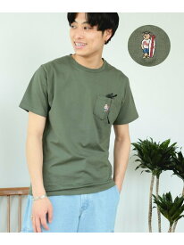 BEAMS HEART / ベアー ポケットTシャツ BEAMS HEART MEN ビームス ハート トップス カットソー・Tシャツ ネイビー ホワイト ベージュ カーキ【送料無料】[Rakuten Fashion]