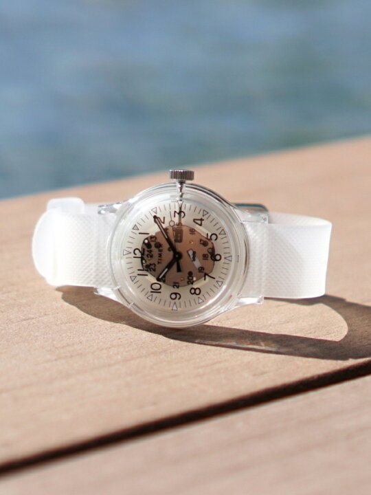 楽天市場】TIMEX × BEAMS / 別注 Original Camper スケルトン 3針 