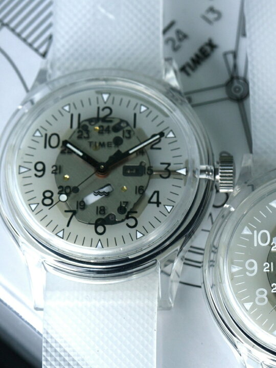 楽天市場】TIMEX × BEAMS / 別注 Original Camper スケルトン 3針 