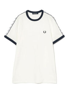 FRED PERRY / TAPED RINGER T-SHIRT Ray BEAMS �r�[���X �E�C���� �g�b�v�X �J�b�g�\�[�ET�V���c �u���b�N �u���[ �z���C�g�y���������z[Rakuten Fashion]