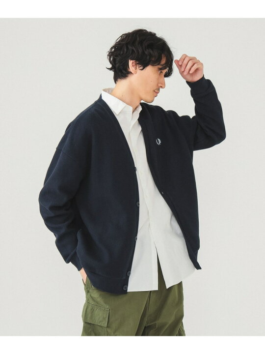 楽天市場】【別注】FRED PERRY / リラックス ピケ カーディガン BEAMS 