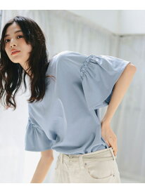 【SALE／60%OFF】【7/25再値下げ】袖フリル プルオーバー 25SS 着映え 体型カバー ウォッシャブル B:MING by BEAMS ビーミング ライフストア バイ ビームス トップス カットソー・Tシャツ ホワイト ネイビー パープル ブルー【RBA_E】[Rakuten Fashion]