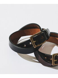 ARTS & CRAFTS / HOLSTER CURVE BELT BEAMS MEN ビームス メン ファッション雑貨 ベルト ブラック ブラウン【送料無料】[Rakuten Fashion]