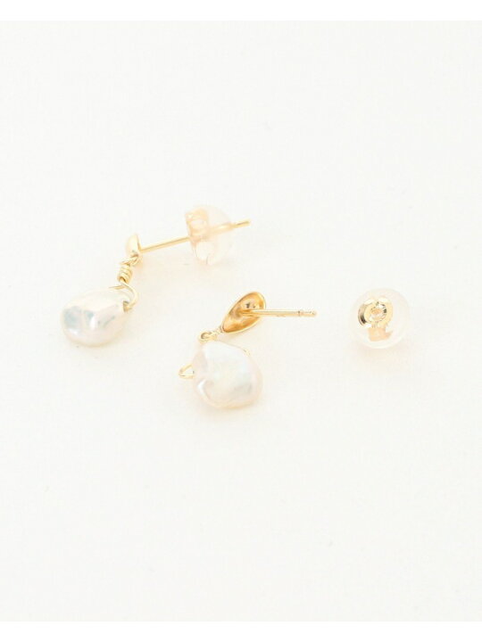 楽天市場】【定番人気！】Ray BEAMS / K10 バロックパール ピアス 