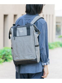 BEAMS HEART / ポリエステル 杢素材 2WAY バックパック ギフト A4対応 新生活 BEAMS HEART MEN ビームス ハート バッグ トートバッグ グレー ブラック【送料無料】[Rakuten Fashion]