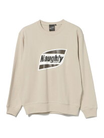 【SALE／40%OFF】【SPECIAL PRICE】Naughty CREW SWEAT BEAMS T ビームスT トップス スウェット・トレーナー ベージュ ネイビー【RBA_E】【送料無料】[Rakuten Fashion]