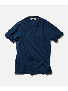 �y�ʒ��zREMI RELIEF / Pocket T-shirt Indigo BEAMS PLUS �r�[���X ���� �g�b�v�X �J�b�g�\�[�ET�V���c �l�C�r�[�y���������z[Rakuten Fashion]