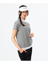 ＜WOMEN＞ORANGE LABEL / ドットエア(R)モックネックシャツ BEAMS GOLF ORANGE LABEL ビームス ゴルフ トップス カットソー・Tシャツ オレンジ ネイビー グリーン【送料無料】[Rakuten Fashion]