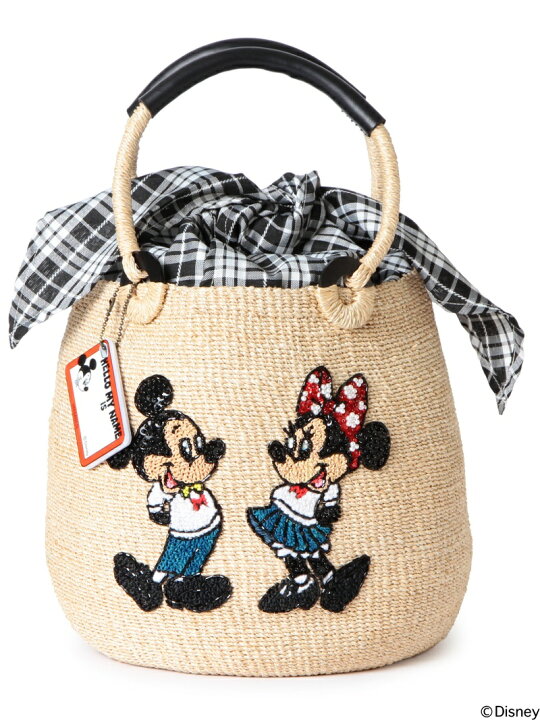 楽天市場 Beams Boy 40th別注 Disney ラウンドバッグ ディズニー Beams Boy ビームス ウイメン バッグ かごバッグ 送料無料 Rakuten Fashion Beams ビームス