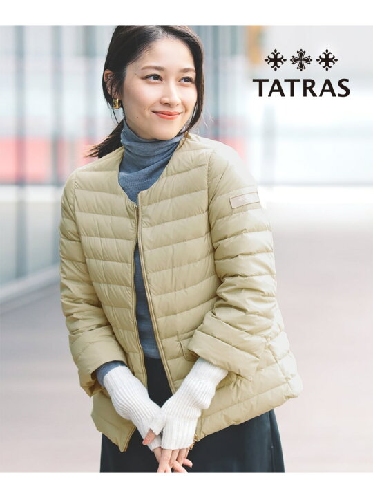 楽天市場】【別注】TATRAS / ACACIA ノーカラー ライトダウン 