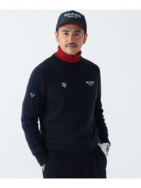 ＜MEN＞PURPLE LABEL / エアシャット 裏付き スフィダンテ ニット BEAMS GOLF PURPLE LABEL ビームス ゴルフ トップス ニット ネイビー ベージュ【送料無料】[Rakuten Fashion]