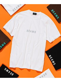 BEAMS / ロゴ Tシャツ 24SS BEAMS ビームス メン トップス カットソー・Tシャツ ホワイト ブラック ブラウン【先行予約】*【送料無料】[Rakuten Fashion]