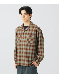 ポリエステル レーヨン オンブレーチェック シャツ BEAMS HEART MEN ビームス ハート トップス シャツ・ブラウス【送料無料】[Rakuten Fashion]