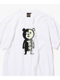 【SPECIAL PRICE】BEAMS T / 骨 ベアー Tシャツ BEAMS T ビームスT トップス カットソー・Tシャツ ホワイト ブラック[Rakuten Fashion]
