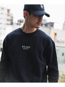 BEAMS HEART ���S �h�J �X�E�F�b�g BEAMS HEART MEN �r�[���X �n�[�g �g�b�v�X �X�E�F�b�g�E�g���[�i�[ �l�C�r�[ �O���[�y���������z[Rakuten Fashion]