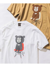 【SPECIAL PRICE】BEAMS T / チェア ベアー Tシャツ BEAMS T ビームスT トップス カットソー・Tシャツ ホワイト グレー[Rakuten Fashion]