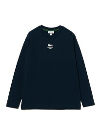 LACOSTE / PARISロゴ ヘビーオンス ロングスリーブ Tシャツ B:MING by BEAMS ビーミング ライフストア バイ ビームス トップス カットソー・Tシャツ ブルー【送料無料】[Rakuten Fashion]
