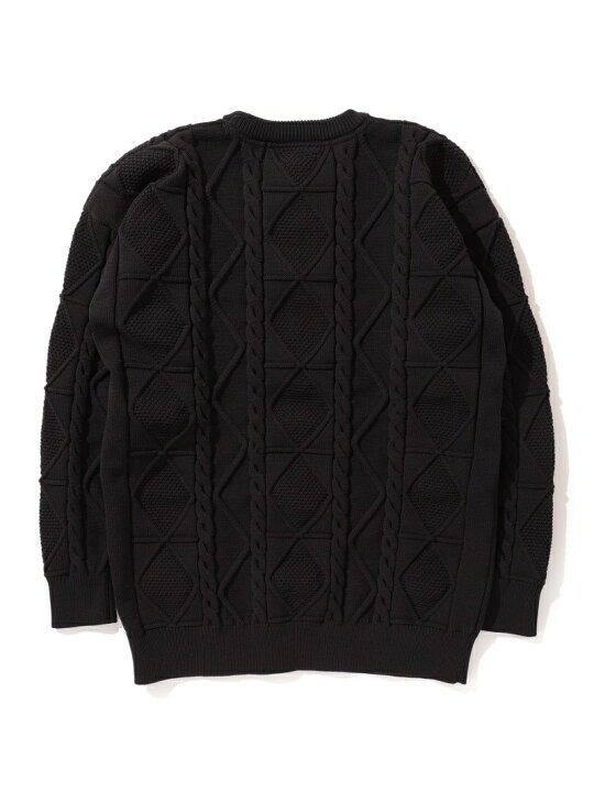 楽天市場】FRED PERRY * BEAMS / 別注 Cable Crewneck Knit BEAMS MEN 