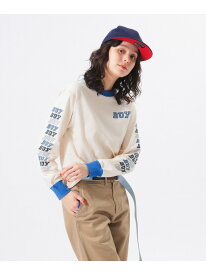 【SALE／30%OFF】ボーイ ロゴ ロング スリーブ 25SS ロンT BEAMS BOY ビームス ウイメン トップス カットソー・Tシャツ ネイビー ホワイト【RBA_E】【送料無料】[Rakuten Fashion]