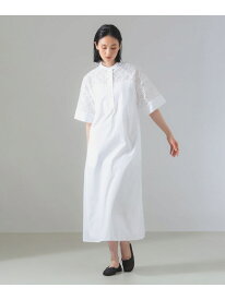 TICCA / レース ハーフスリーブ シャツワンピース Demi-Luxe BEAMS デミルクス ビームス ワンピース・ドレス その他のワンピース・ドレス ブラック ホワイト【送料無料】[Rakuten Fashion]