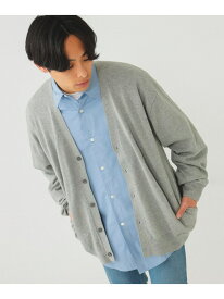 BEAMS / リラックス ソリッド カーディガン BEAMS ビームス メン トップス カーディガン グリーン ネイビー【送料無料】[Rakuten Fashion]