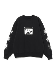 MPK STUDIO * DeMarcoLab * AGARIC FLY * BEAMS T / SWEAT CREW BEAMS T �r�[���XT �g�b�v�X �X�E�F�b�g�E�g���[�i�[ �u���b�N�y���������z[Rakuten Fashion]