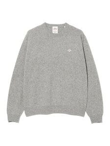 DANTON / Lambswool Crew Neck Knit BEAMS �r�[���X ���� �g�b�v�X �j�b�g �O���[�� �z���C�g �O���[ �u���[ �u���b�N�y���������z[Rakuten Fashion]