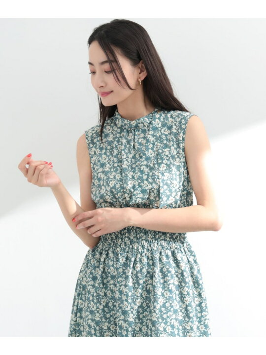 楽天市場】BEAMS HEART / 小花柄 タイカラー ワンピース BEAMS HEART  